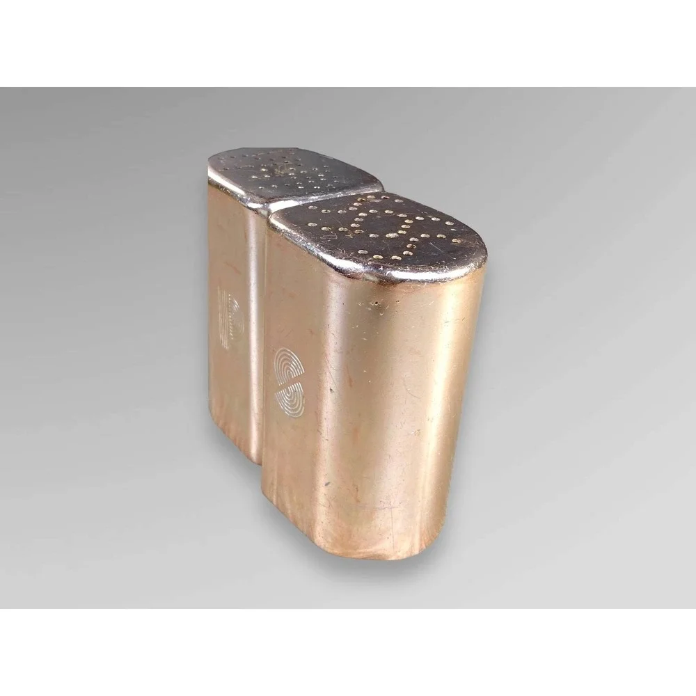MCM Copper Look Aluminum‎ Salt Pepper Shakers Possibly Mirro